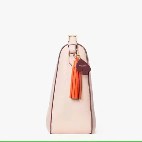 Authentic Kate Spade Medium Anyday Shoulder Crossbody Bag Pink Leather Tote - Picture 4 of 9